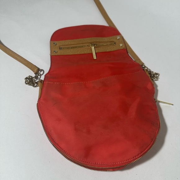 Red and Tan Crossbody Bag - Picture 6 of 6